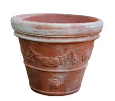 Vaso fioriere in terracotta