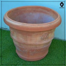 Vaso terracotta festonato