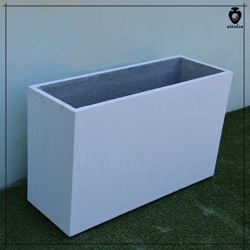 Fioriera cemento bianco cm - in,