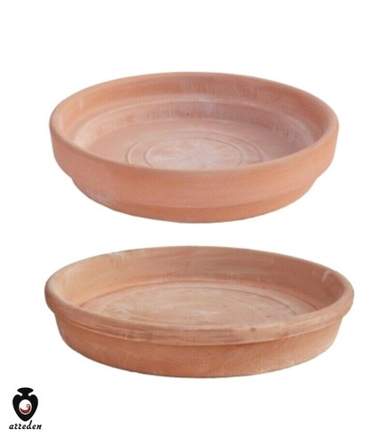 Sottovaso terracotta per - sottovaso, in