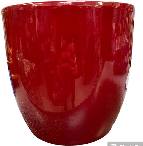 Vaso ceramica rosso - in, per
